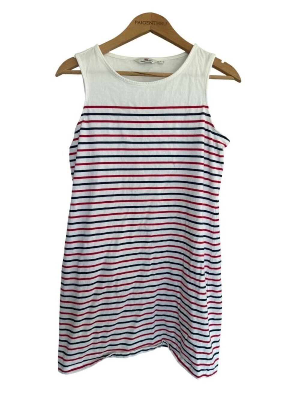 Vineyard Vines Small Striped Nantucket Shift Dress 4th of July Nautical